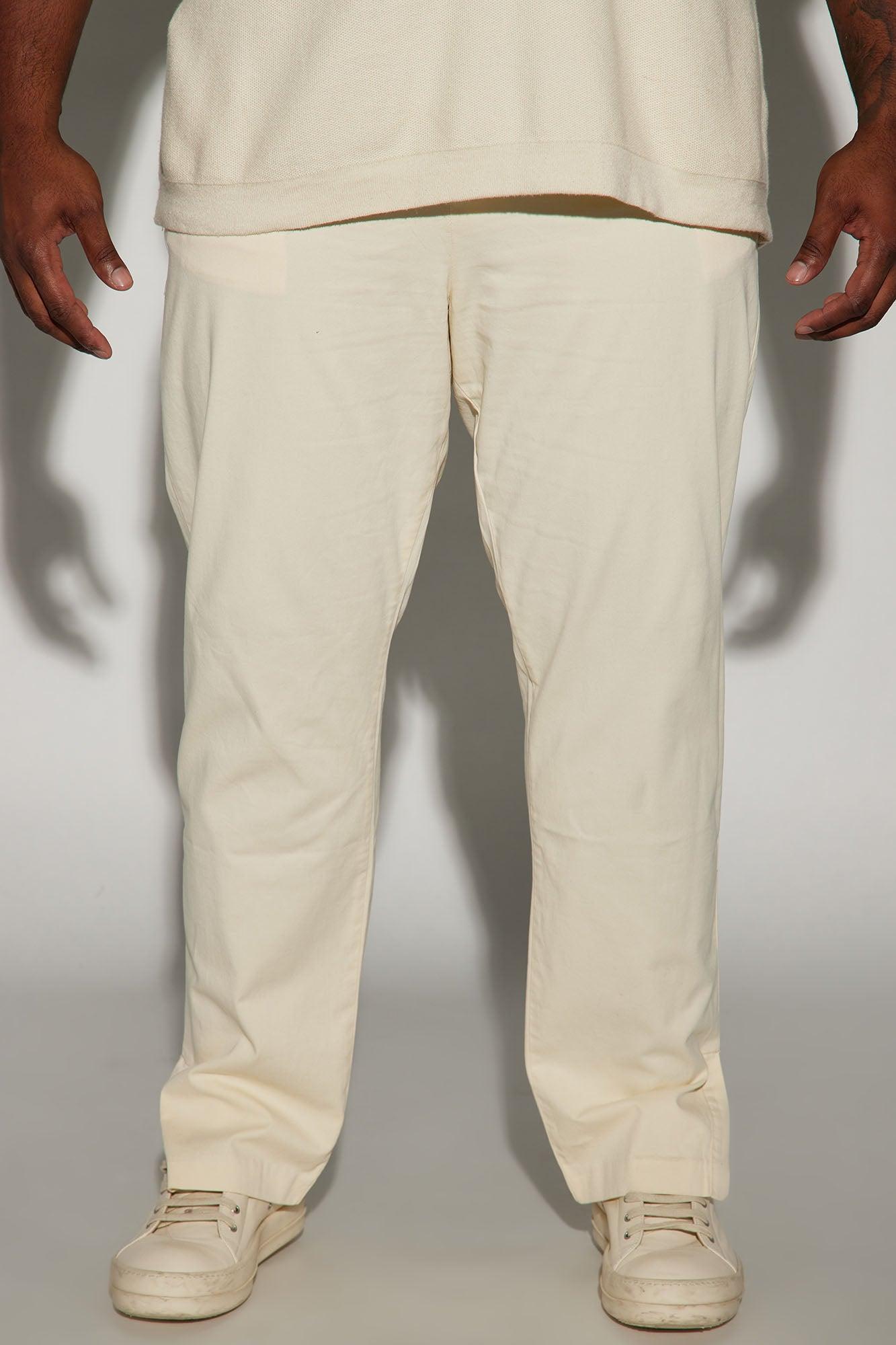 Mac Slim Slit Trousers - Off White Product Image