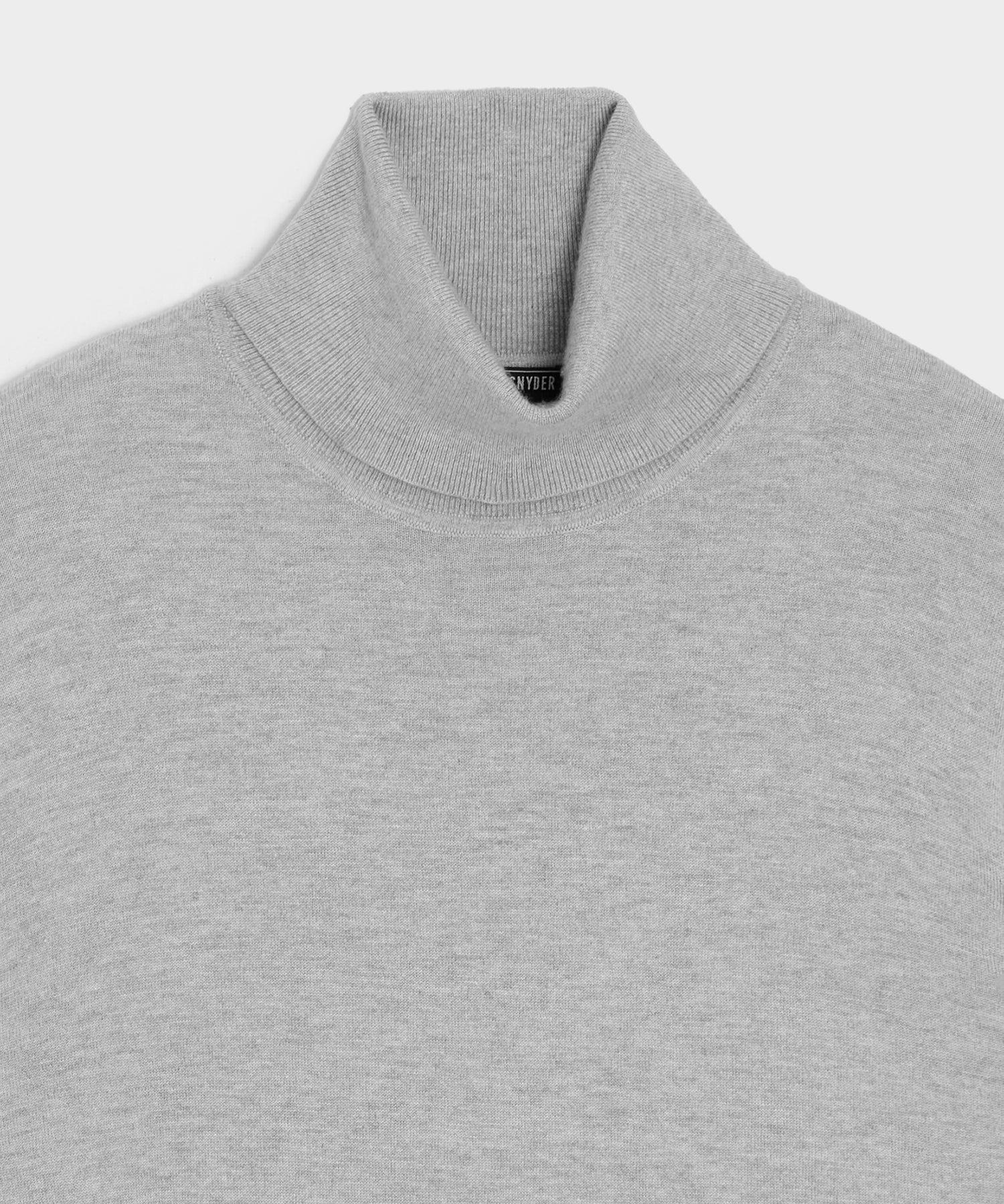 Silk-Cashmere Turtleneck Sweater Product Image