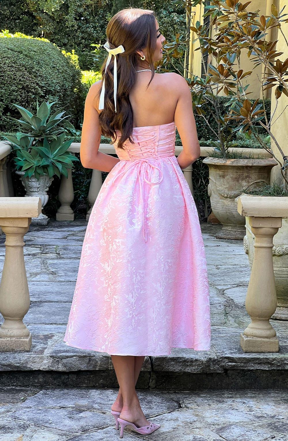 Saoirse Midi Dress - Blush Product Image