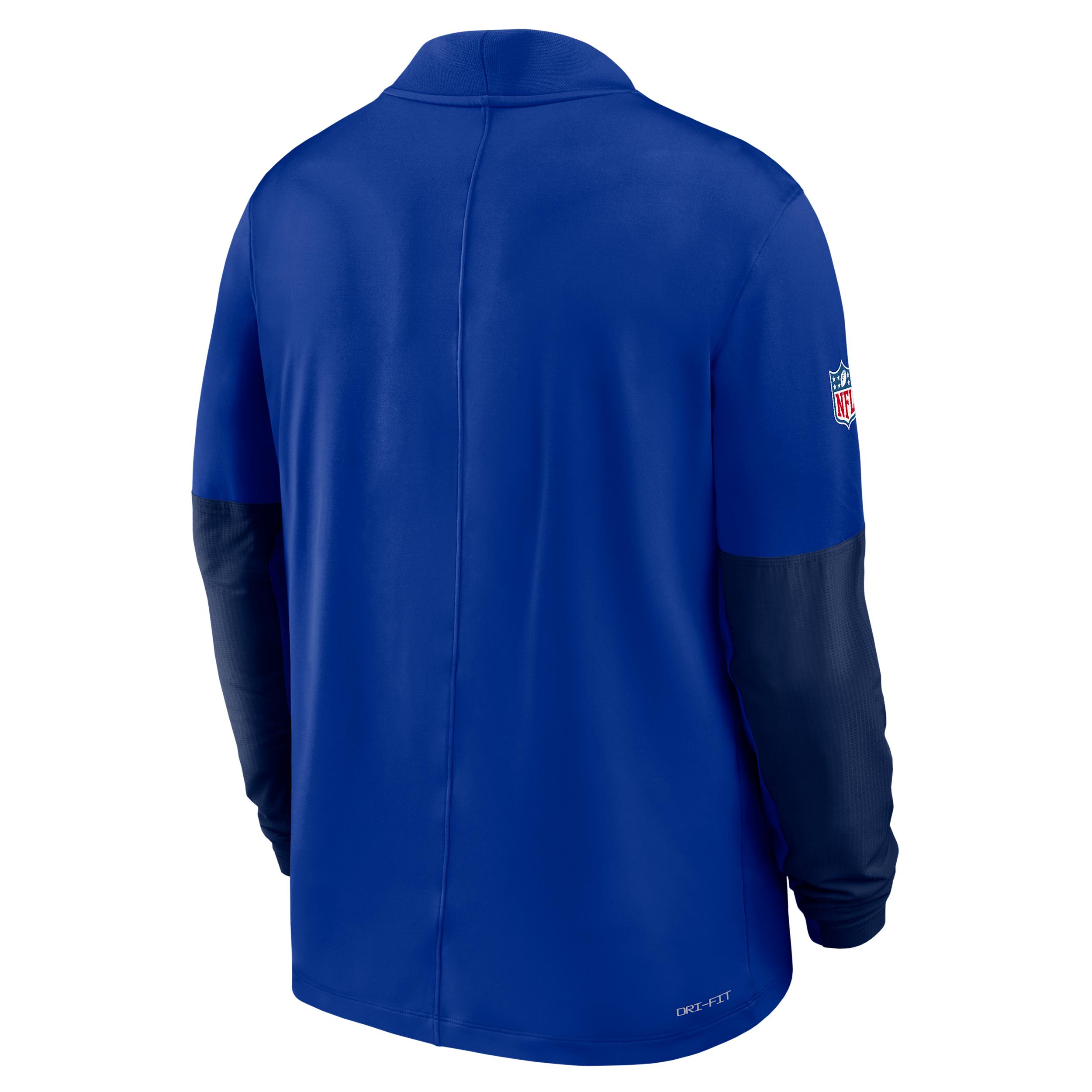 Indianapolis Colts Feel The Pressure Nike Mens Dri-FIT NFL 1/2-Zip Top | 03BA0DGI98-RZB Product Image