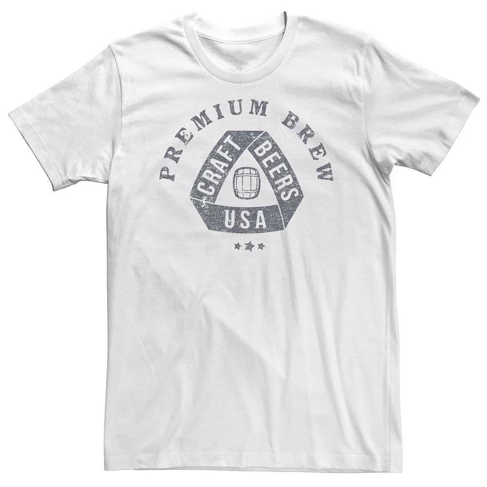 Big & Tall Trendy Premium Craft Beer Tee, Men's,  Product Image