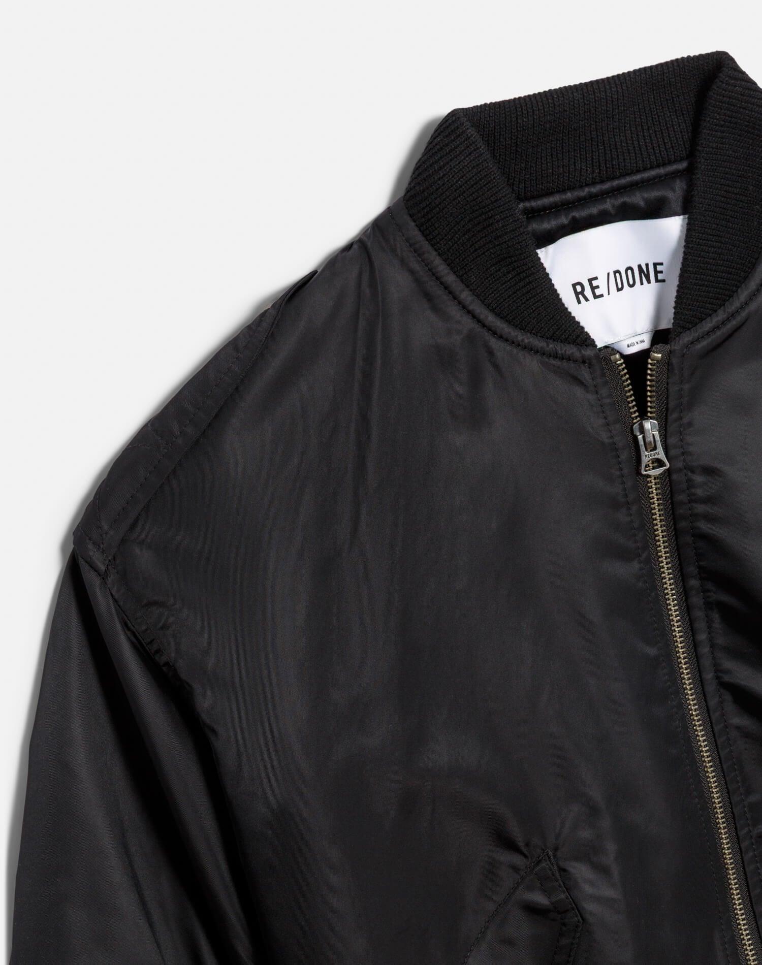 Classic Bomber Jacket - Black Product Image