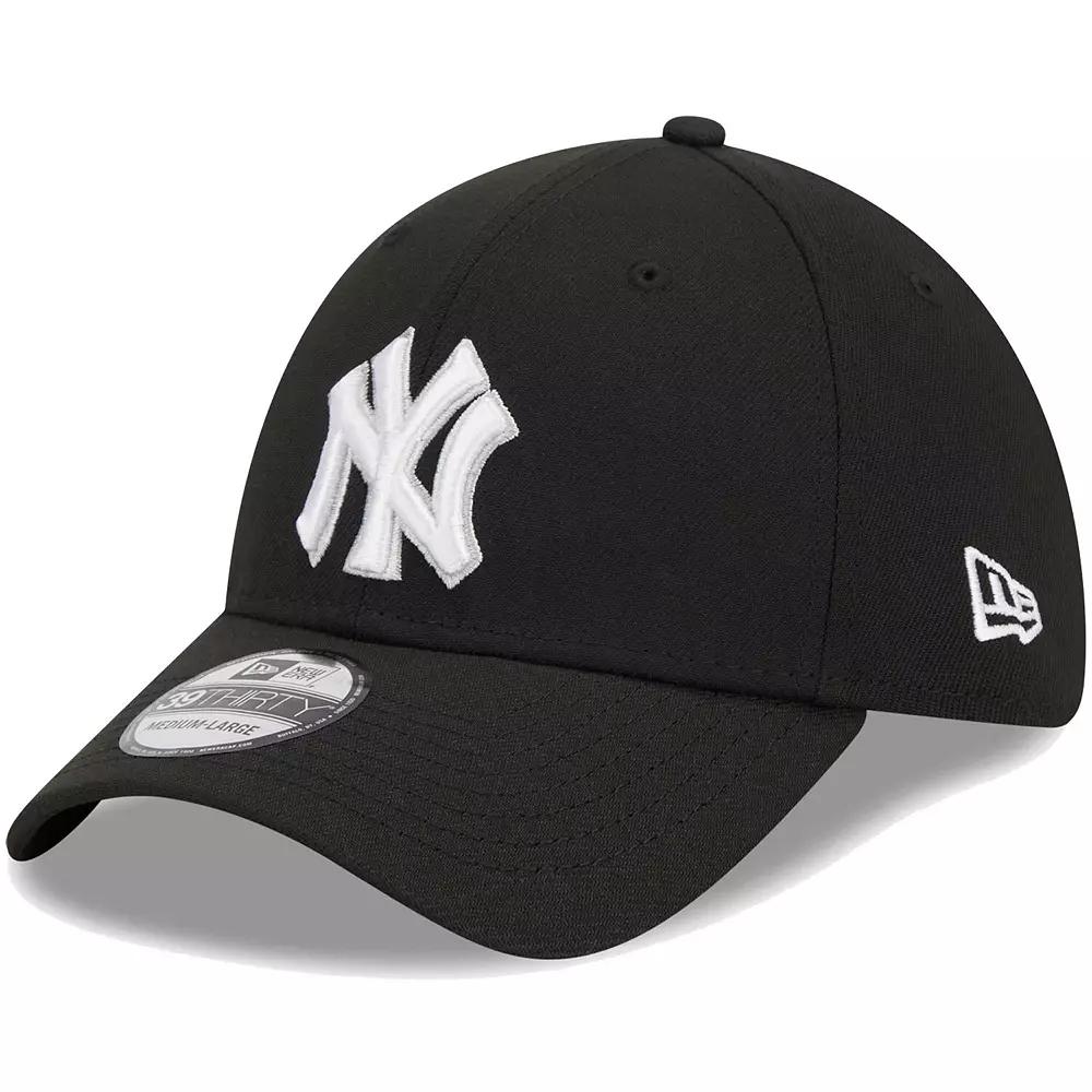 Men's New Era Tampa Bay Rays Evergreen Black & White Neo 39THIRTY Flex Hat, Size: Medium/Large Product Image