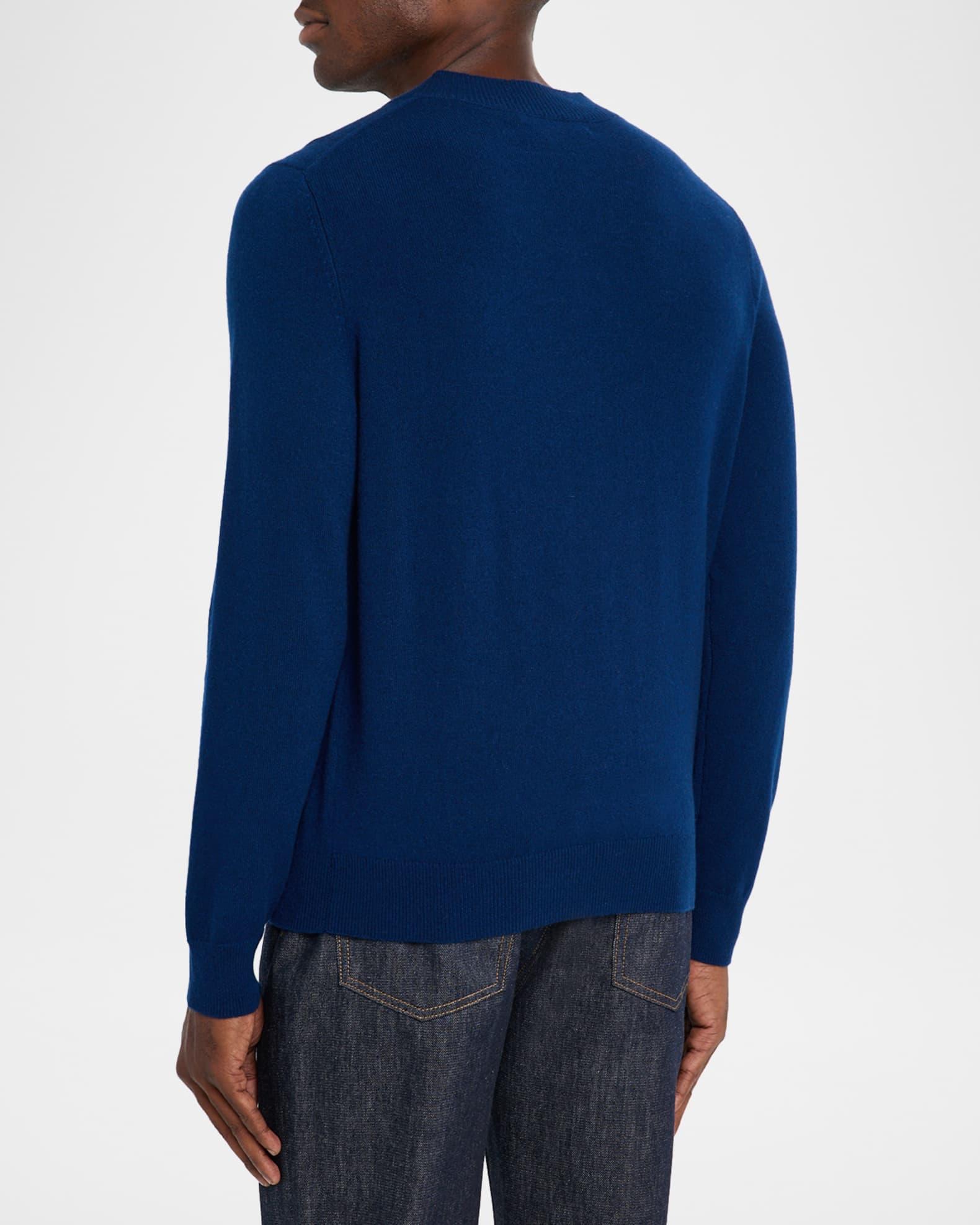 Men's Cashmere Knit Deep V-Neck Sweater Product Image