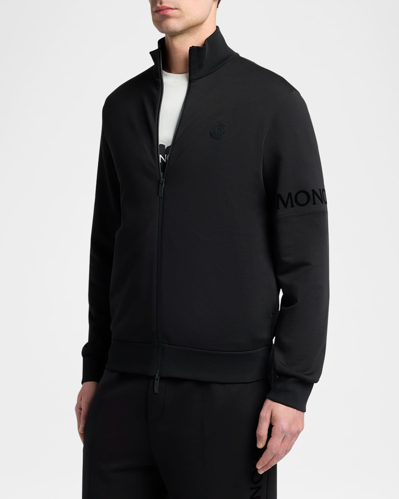 Men's Sleeve-Logo Fleece Full-Zip Jacket Product Image