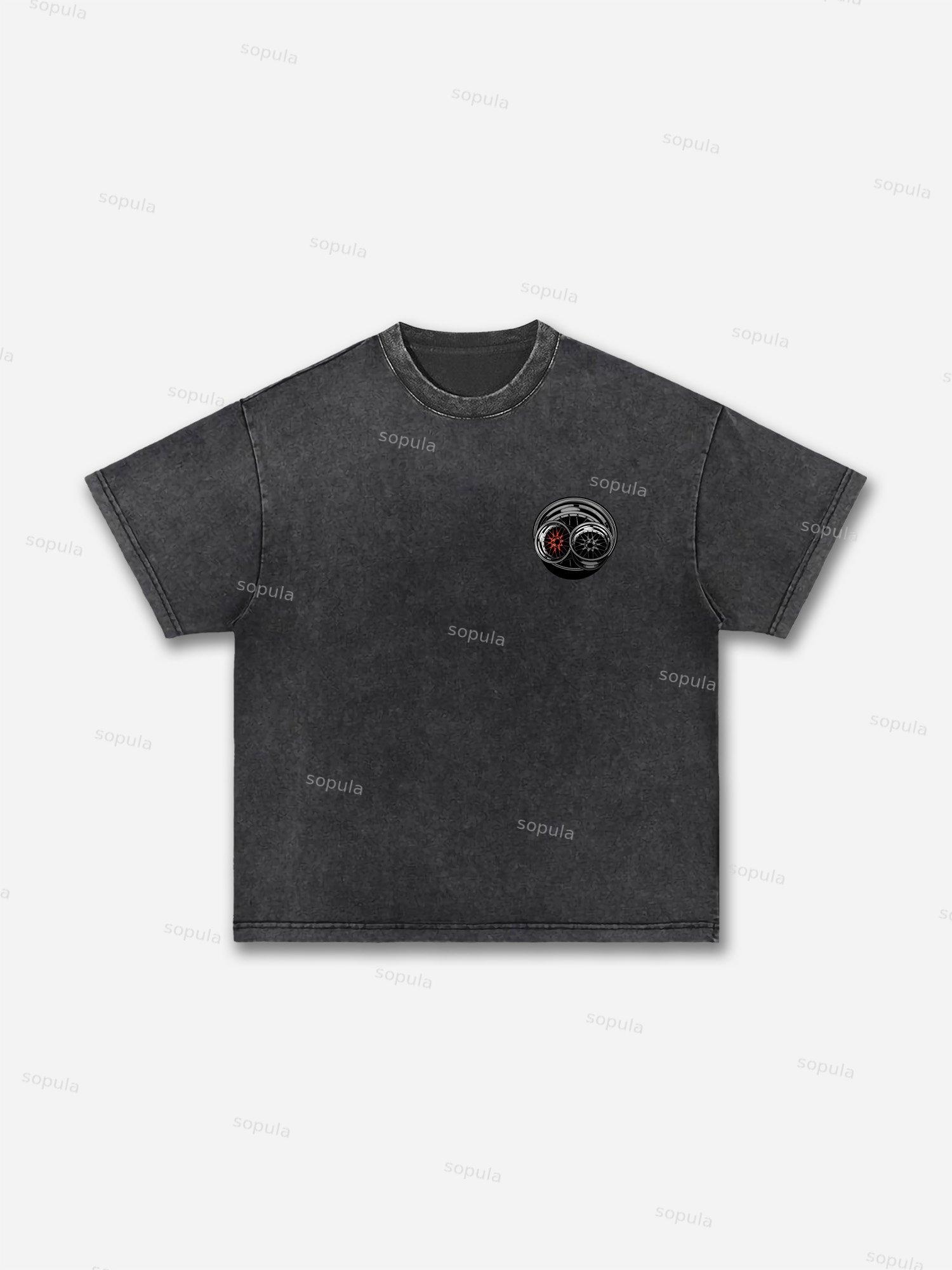 Sopula Jeff Gordon 24 Skull Racing Graphic T-Shirt Product Image