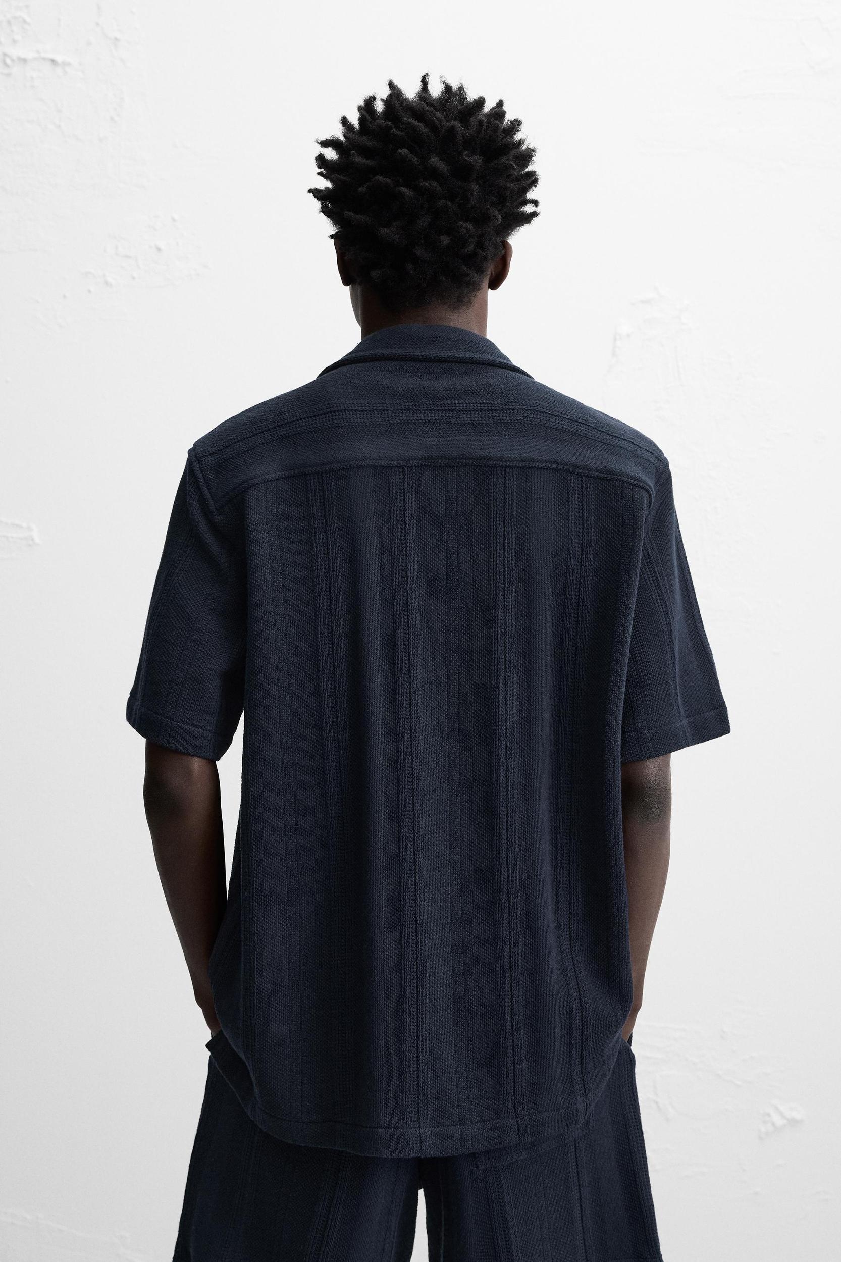 STRIPED JACQUARD SHIRT Product Image