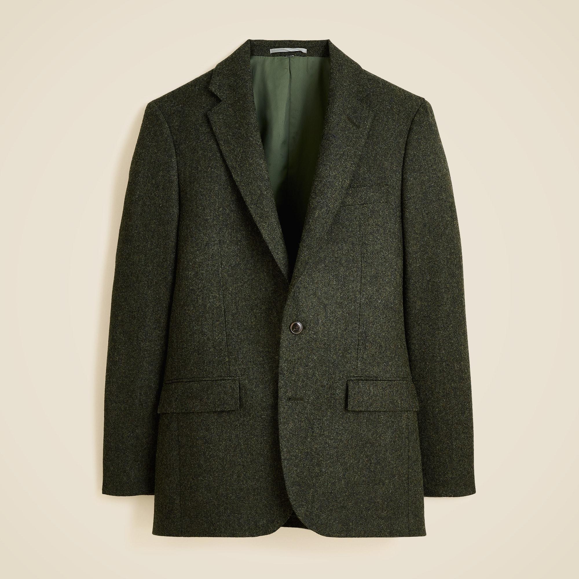 Ludlow Slim-fit suit jacket in English donegal wool tweed Product Image
