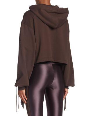 Fringe Trim Logo Print Sweatshirt Product Image