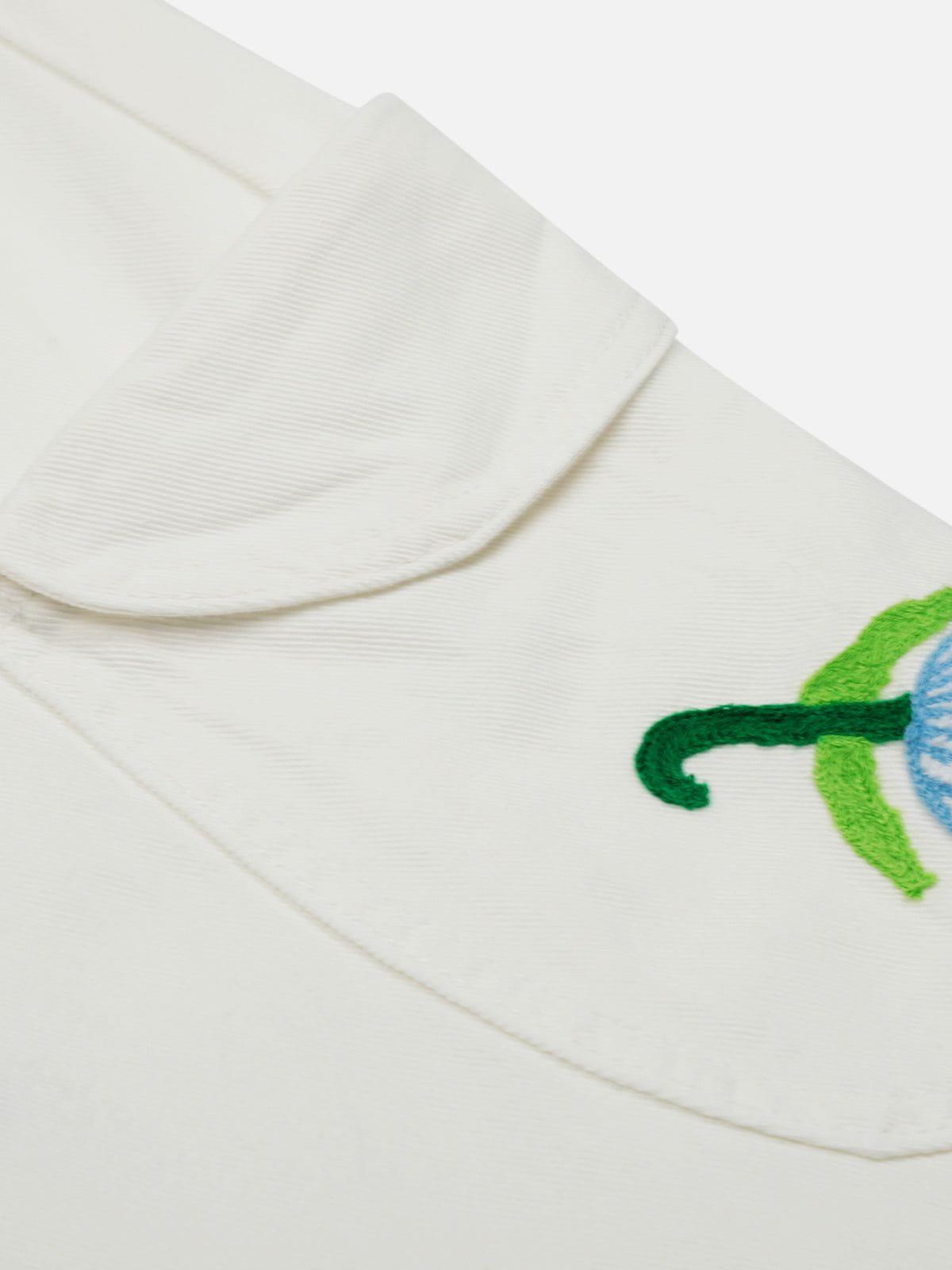 Aelfric Eden Crochet Flower Baggy Barrel Pants Product Image