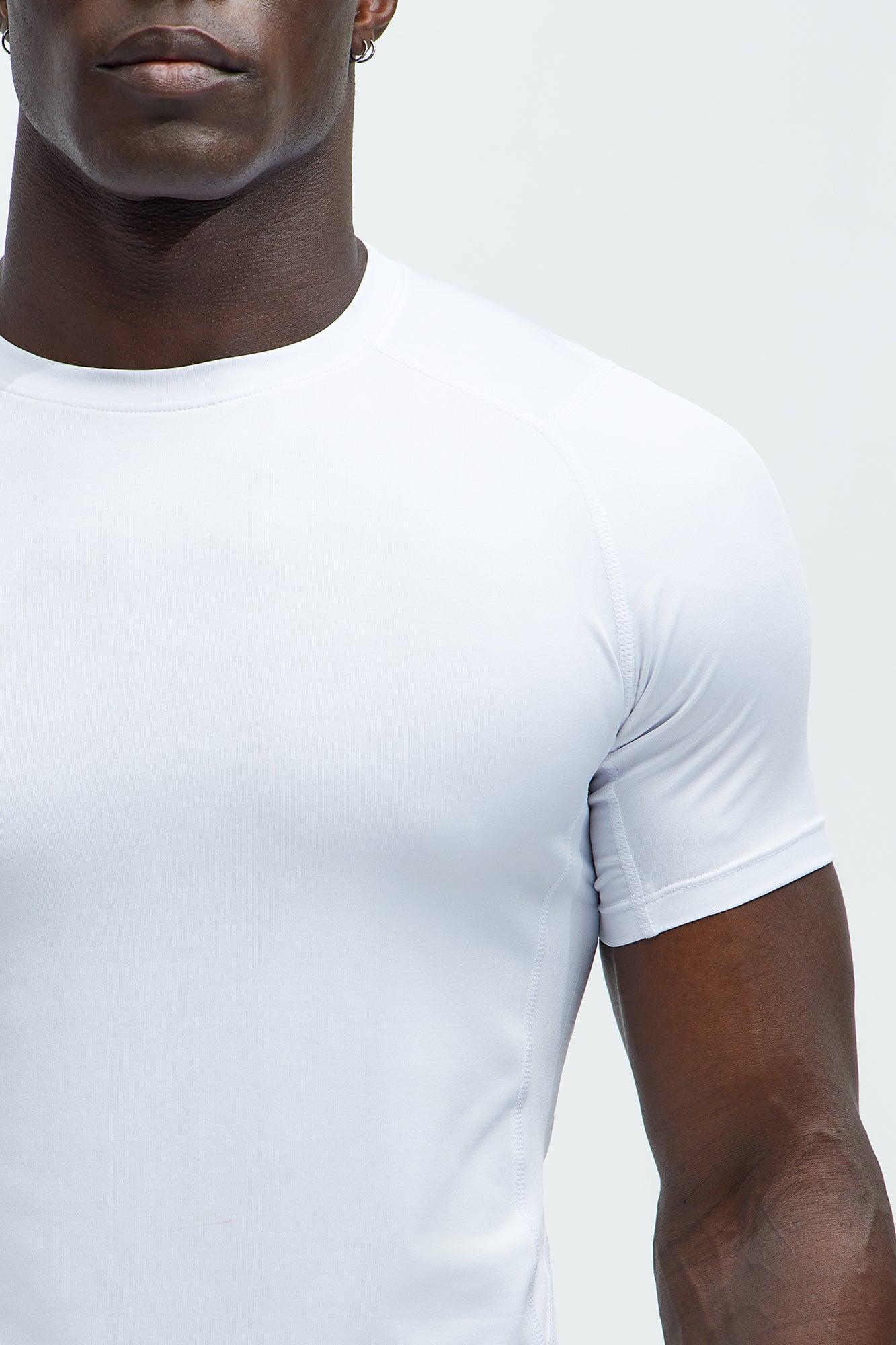 Vital Compression Tee - White Product Image