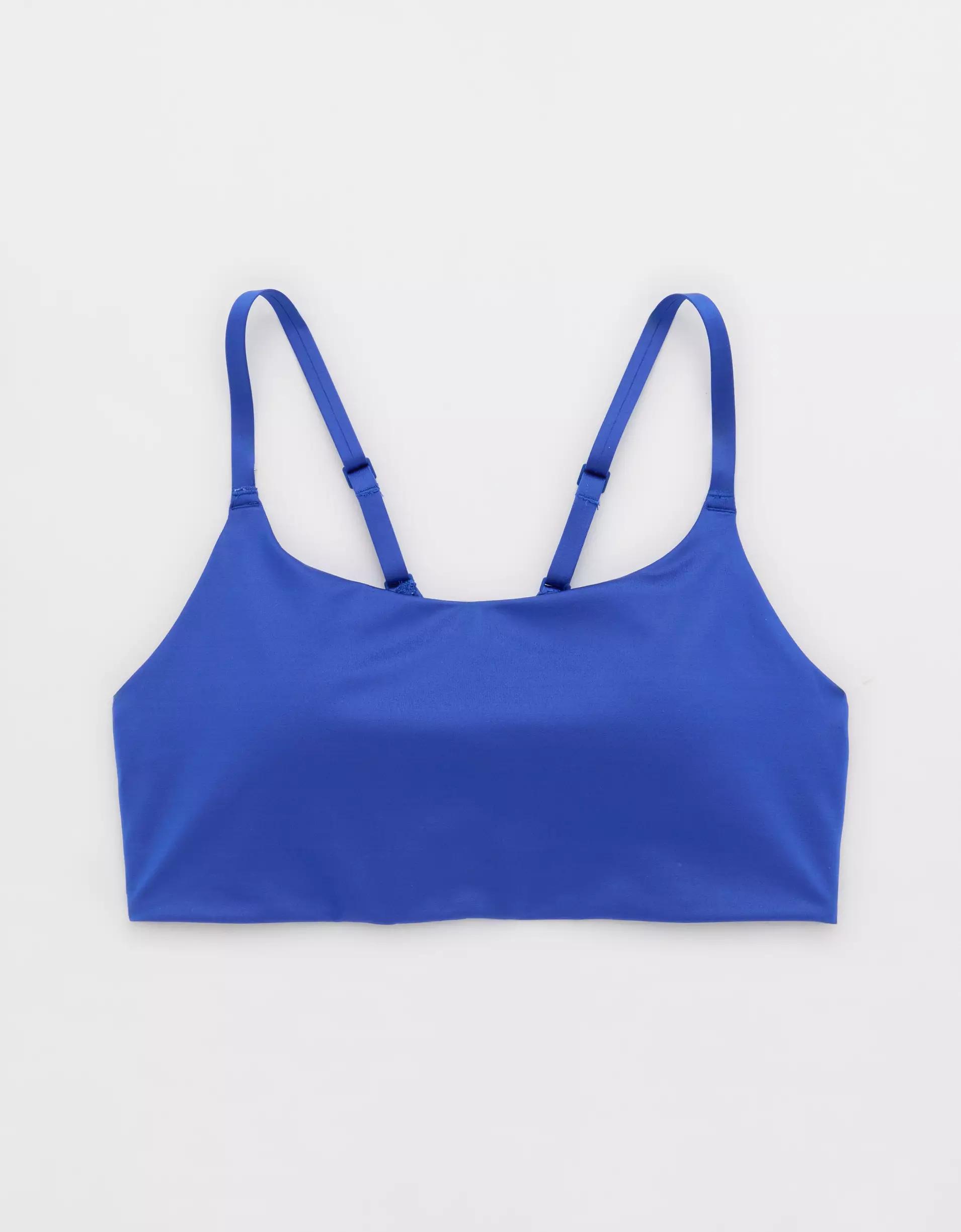 OFFLINE By Aerie Goals Gloss Strappy Sports Bra Product Image