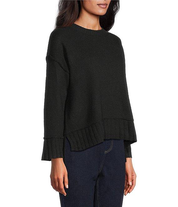 Westbound Wool Blend Long Sleeve Crew Neck Sweater Product Image