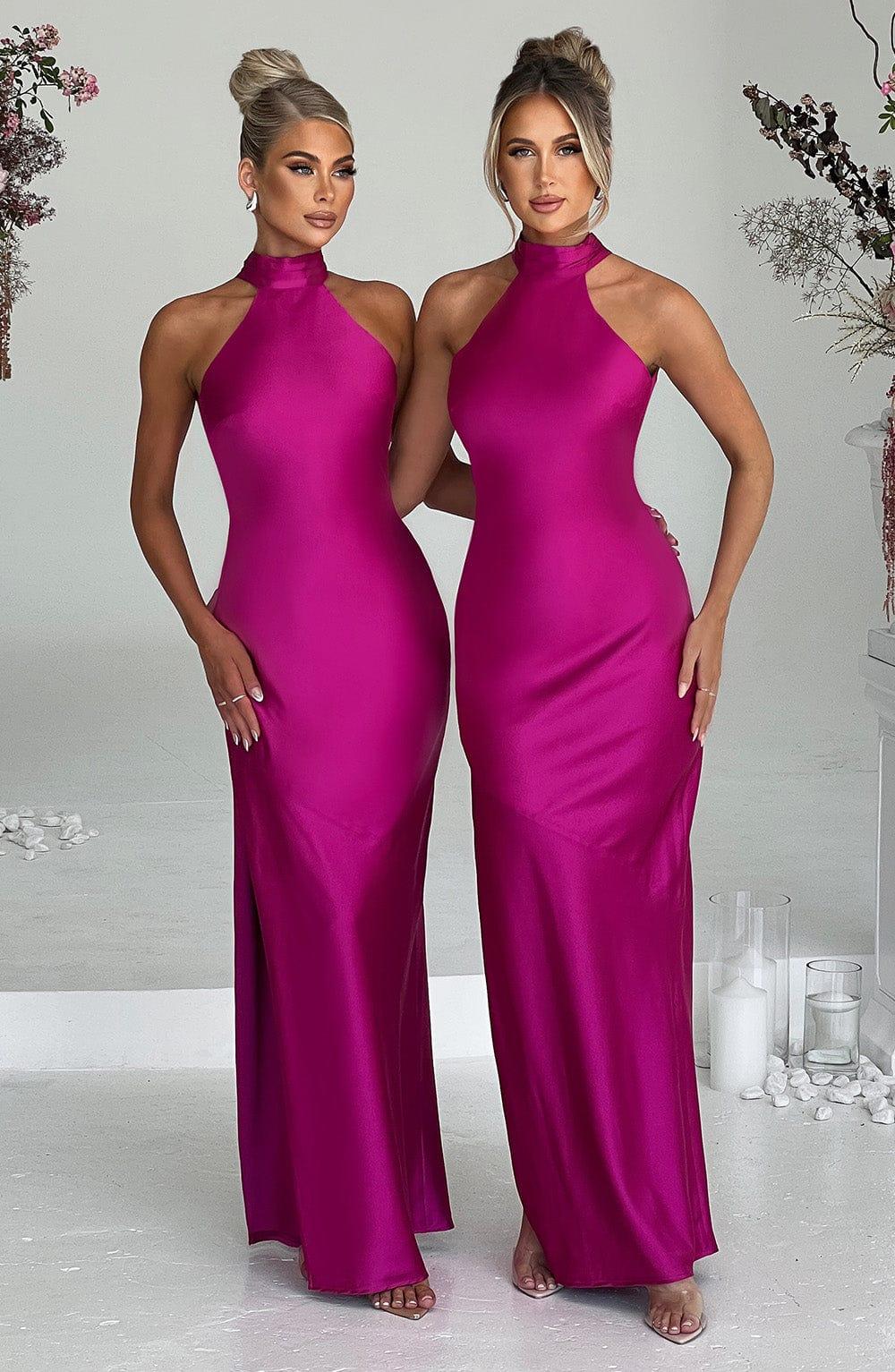 Etta Maxi Dress - Hot Pink Product Image