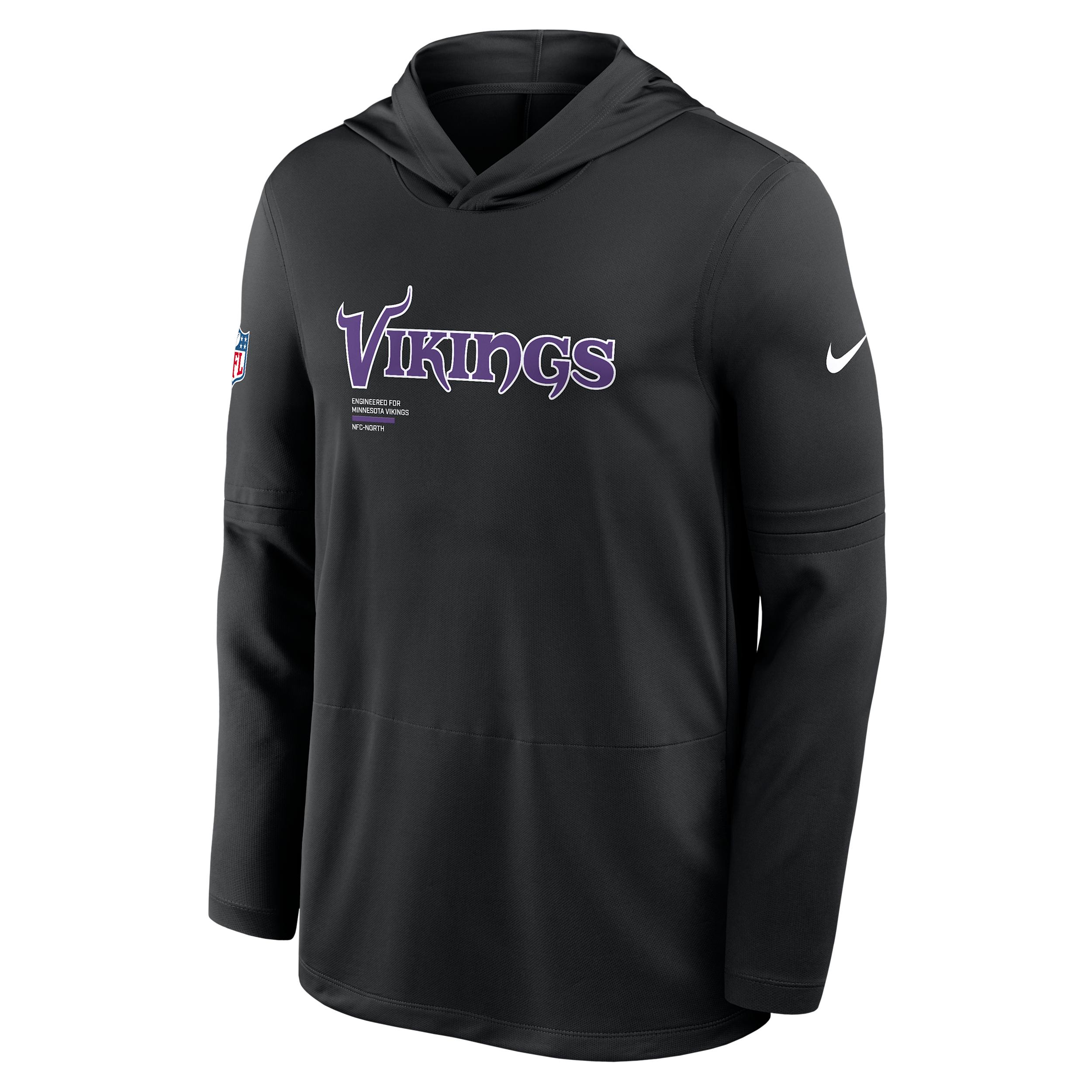 Las Vegas Raiders Pure Fury Sideline Nike Mens Dri-FIT NFL Long-Sleeve Hooded Top | 03B900A8D-P8B Product Image