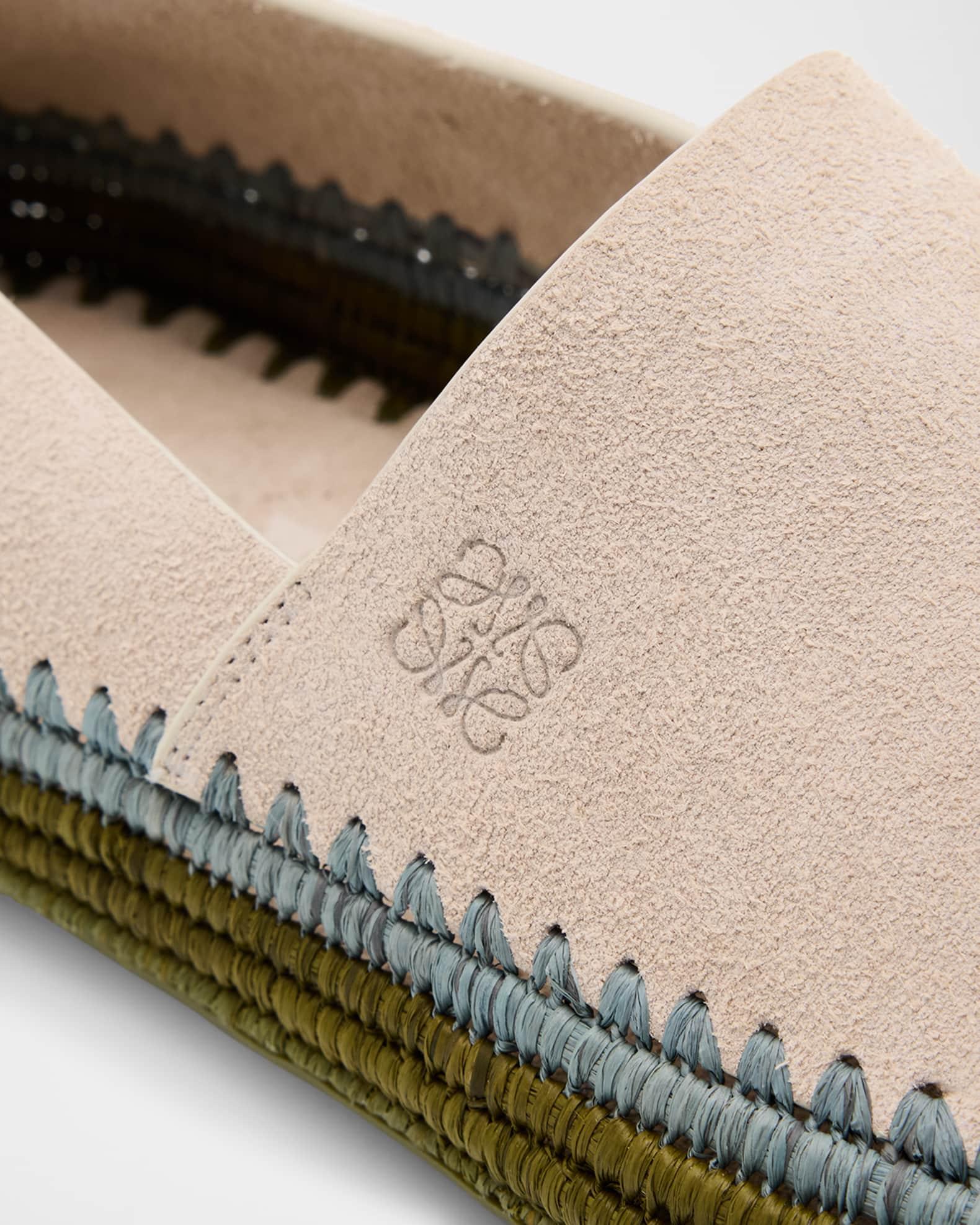 Men's Rio Suede and Raffia Espadrilles Product Image