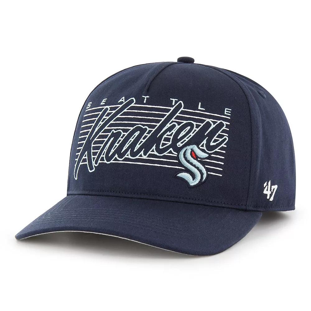 Men's '47 Deep Sea Blue Seattle Kraken Marquee Hitch Snapback Hat, Krk Blue Product Image