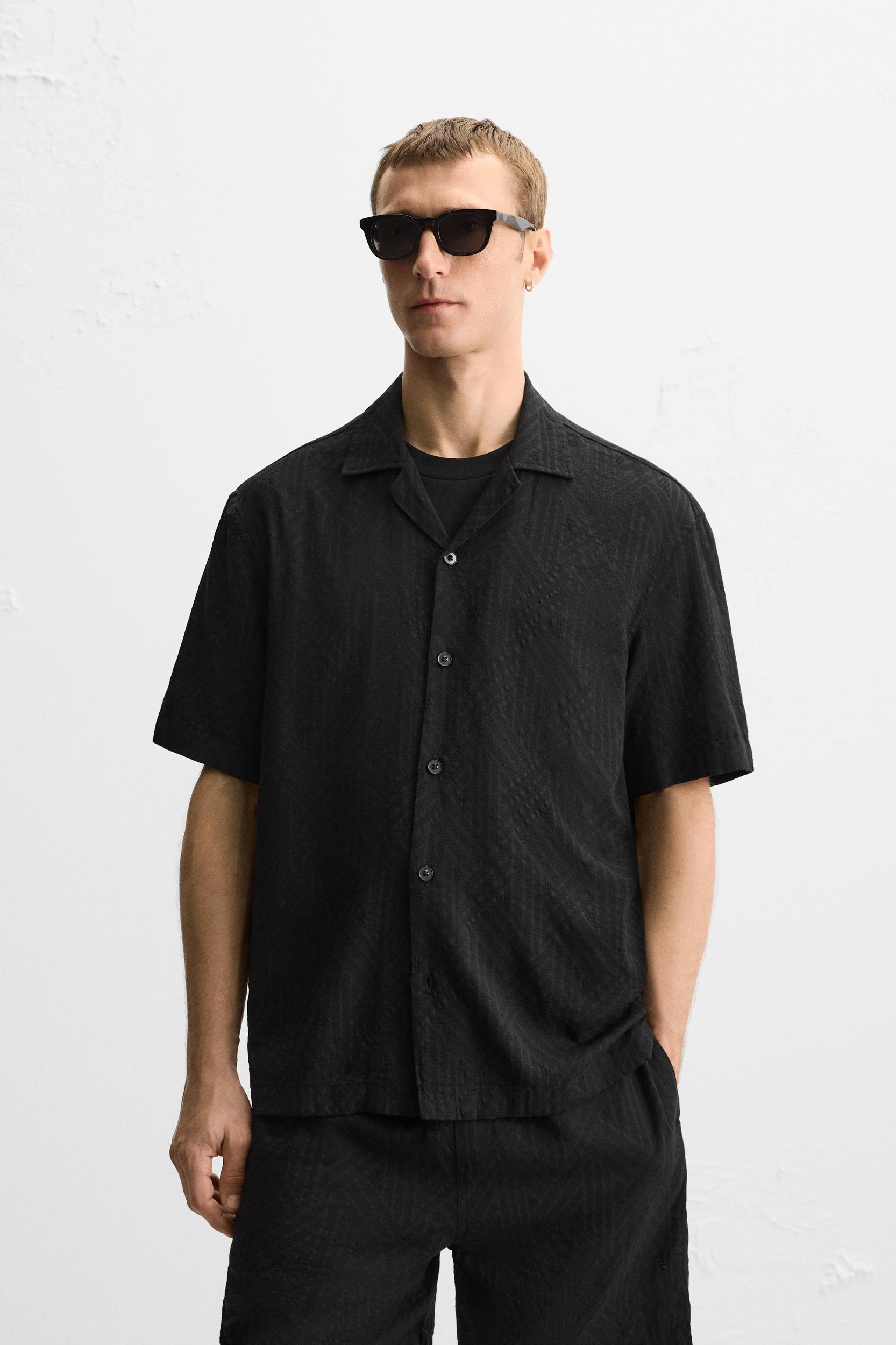 GEOMETRIC JACQUARD SHIRT Product Image