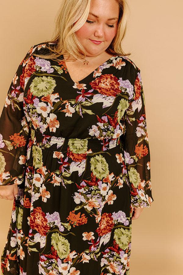 Vineyard Stroll Floral Midi Curves Product Image