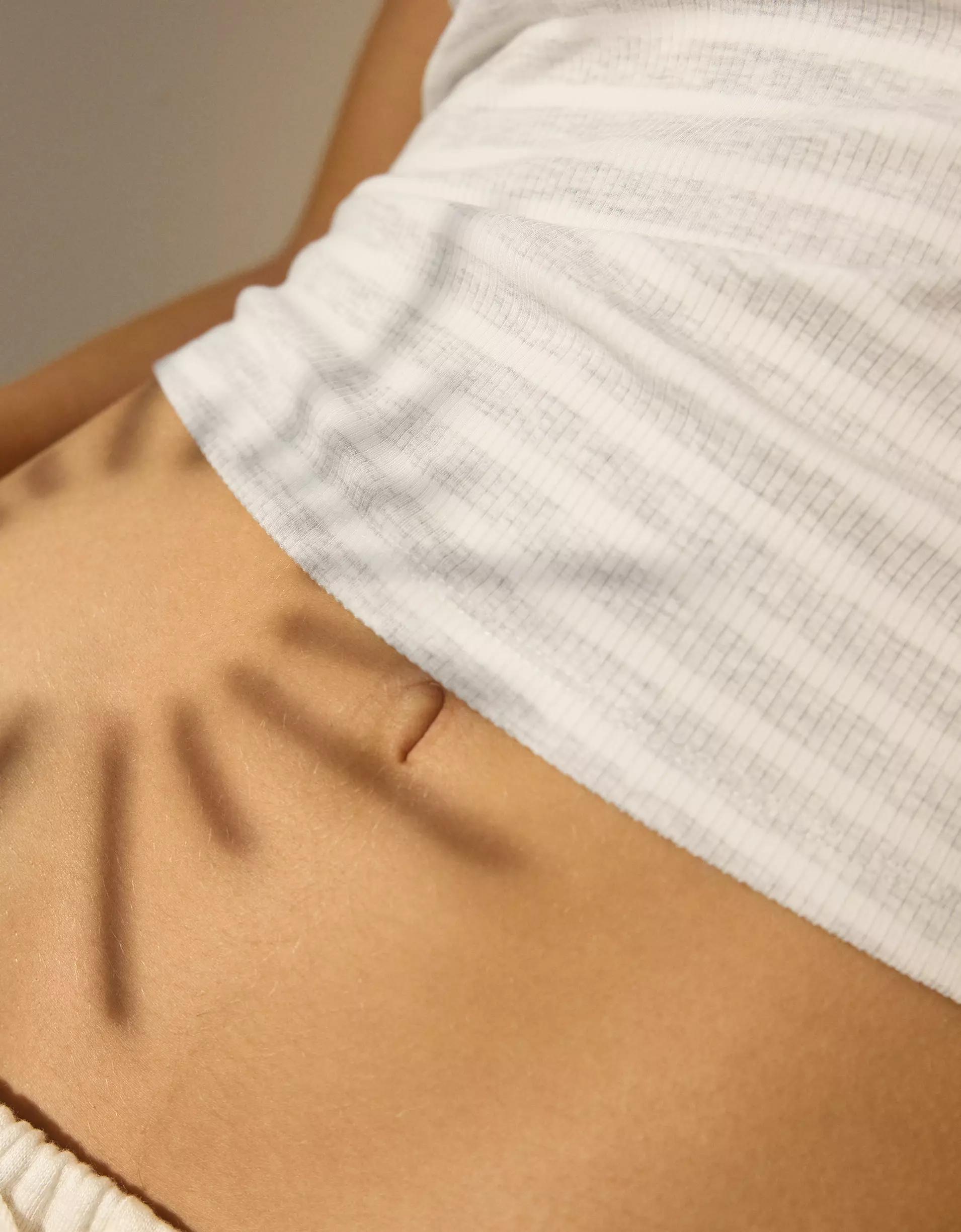 OFFLINE By Aerie Thumbs Up Heavyweight Cropped Tank Top Product Image