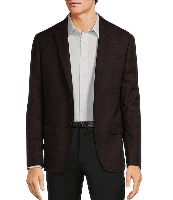 Armani Exchange Slim Fit Windownpane Plaid Sport Coat Product Image
