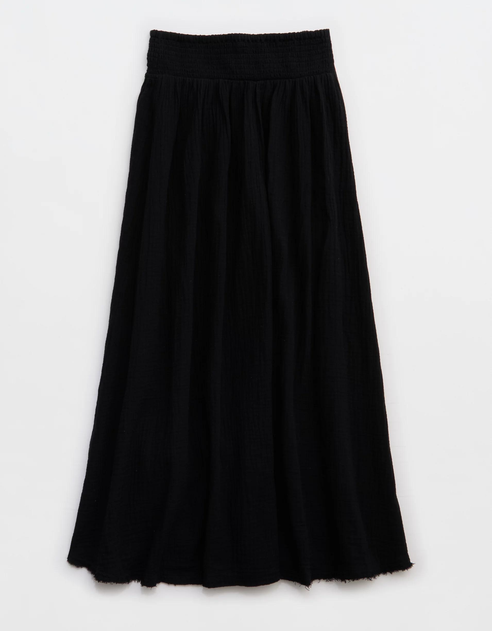 Aerie Faux Wrap Cover Up Maxi Skirt Product Image