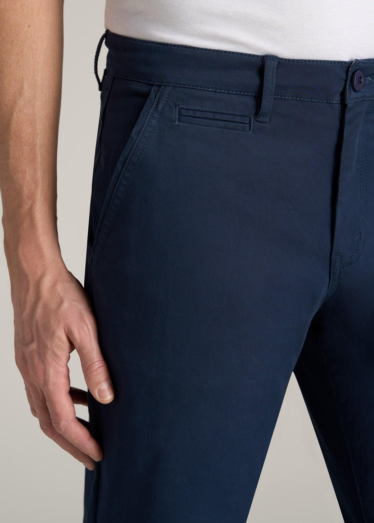 Carman TAPERED Chinos for Tall Men in Marine Navy Male Product Image