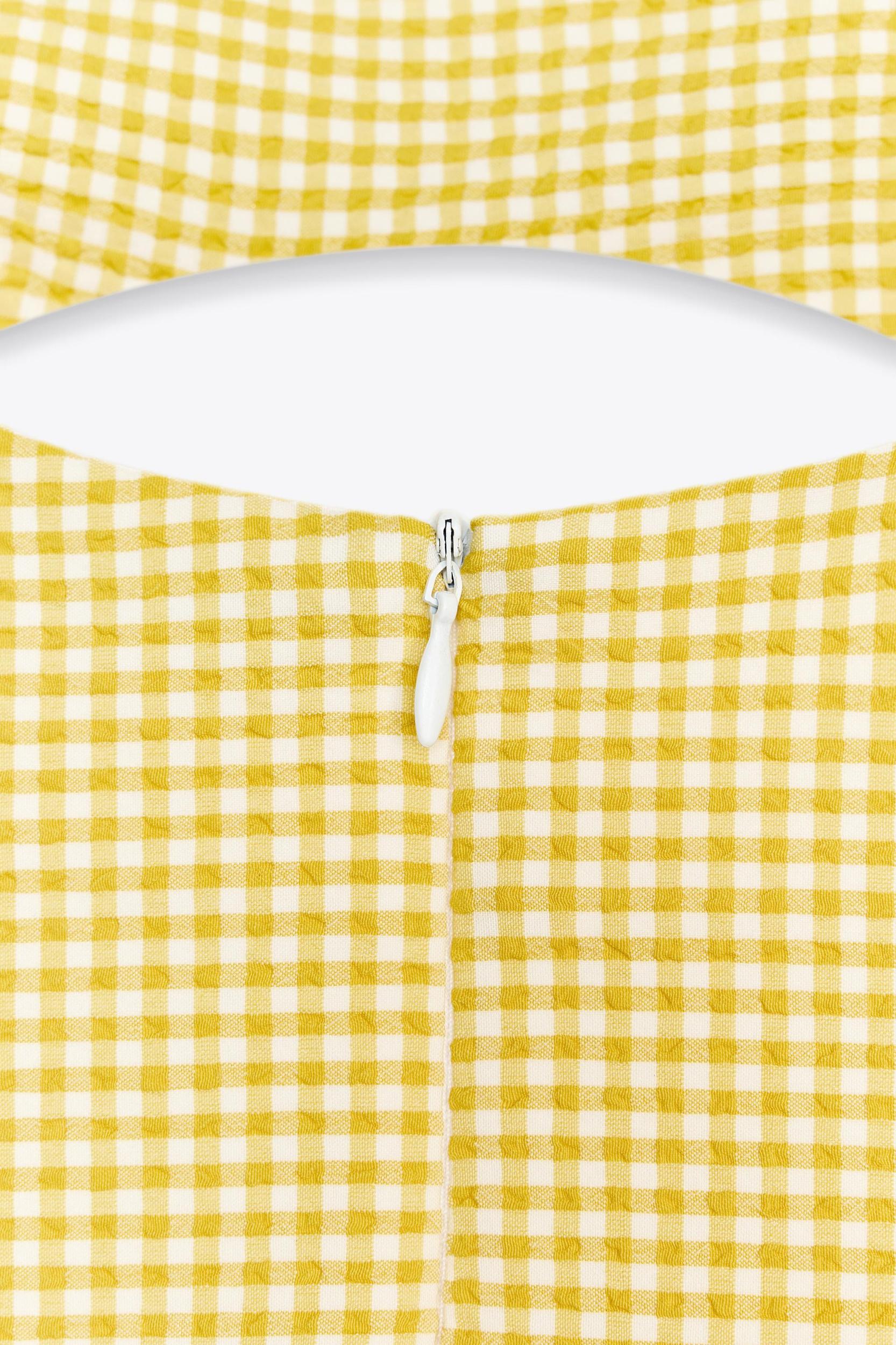 GINGHAM BOW DRESS Product Image