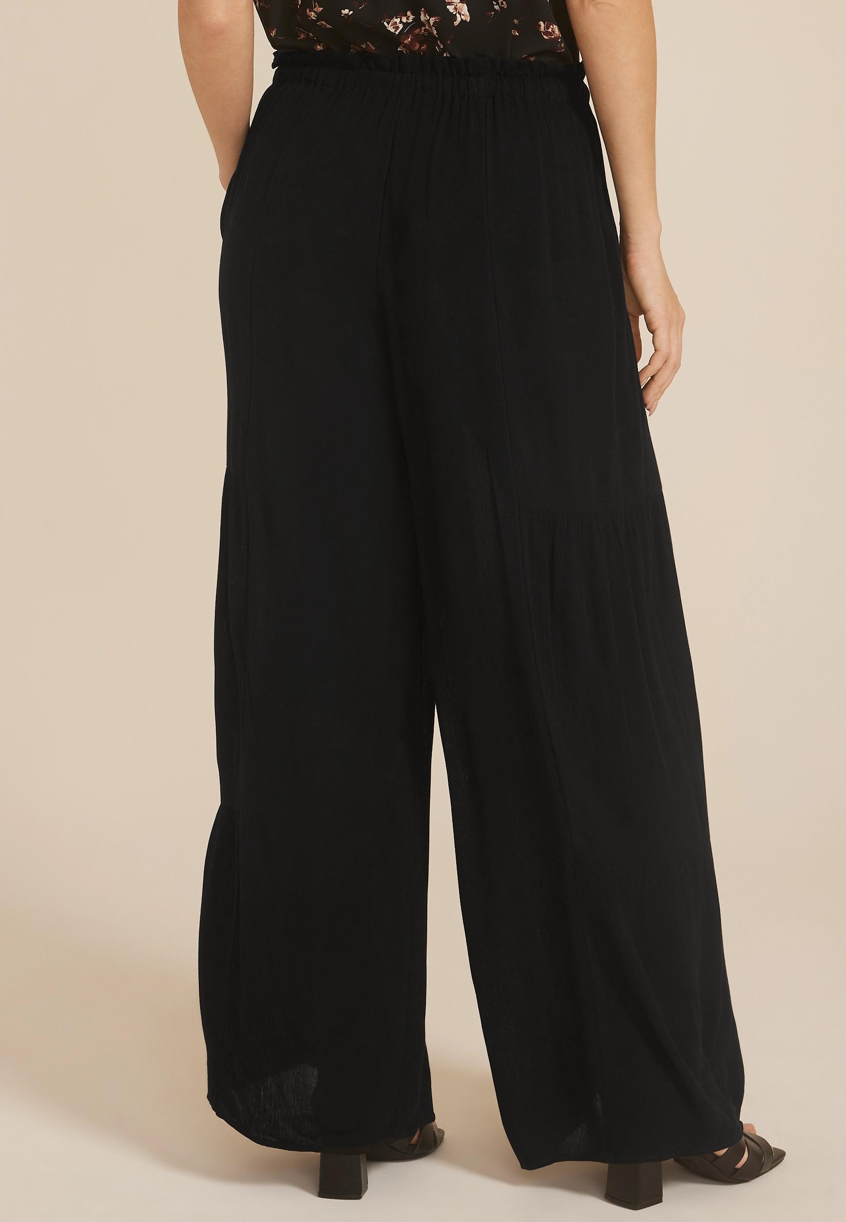 Tiered High Rise Palazzo Pant Product Image