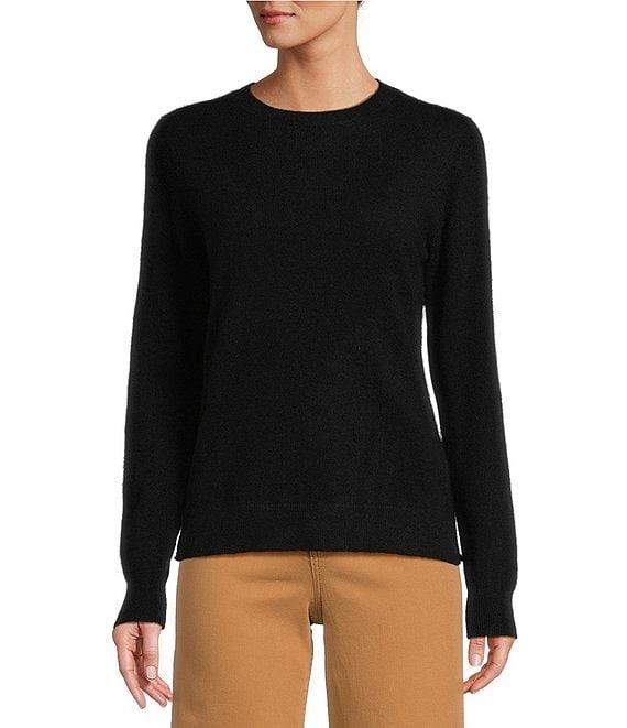 Antonio Melani Luxury Collection Cameron Cashmere Crew Neck Long Sleeve Knit Sweater Product Image
