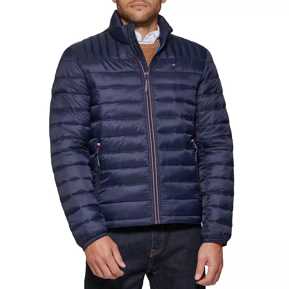 Big & Tall Tommy Hilfiger Stand Collar Packable Puffer Jacket, Men's,  Product Image