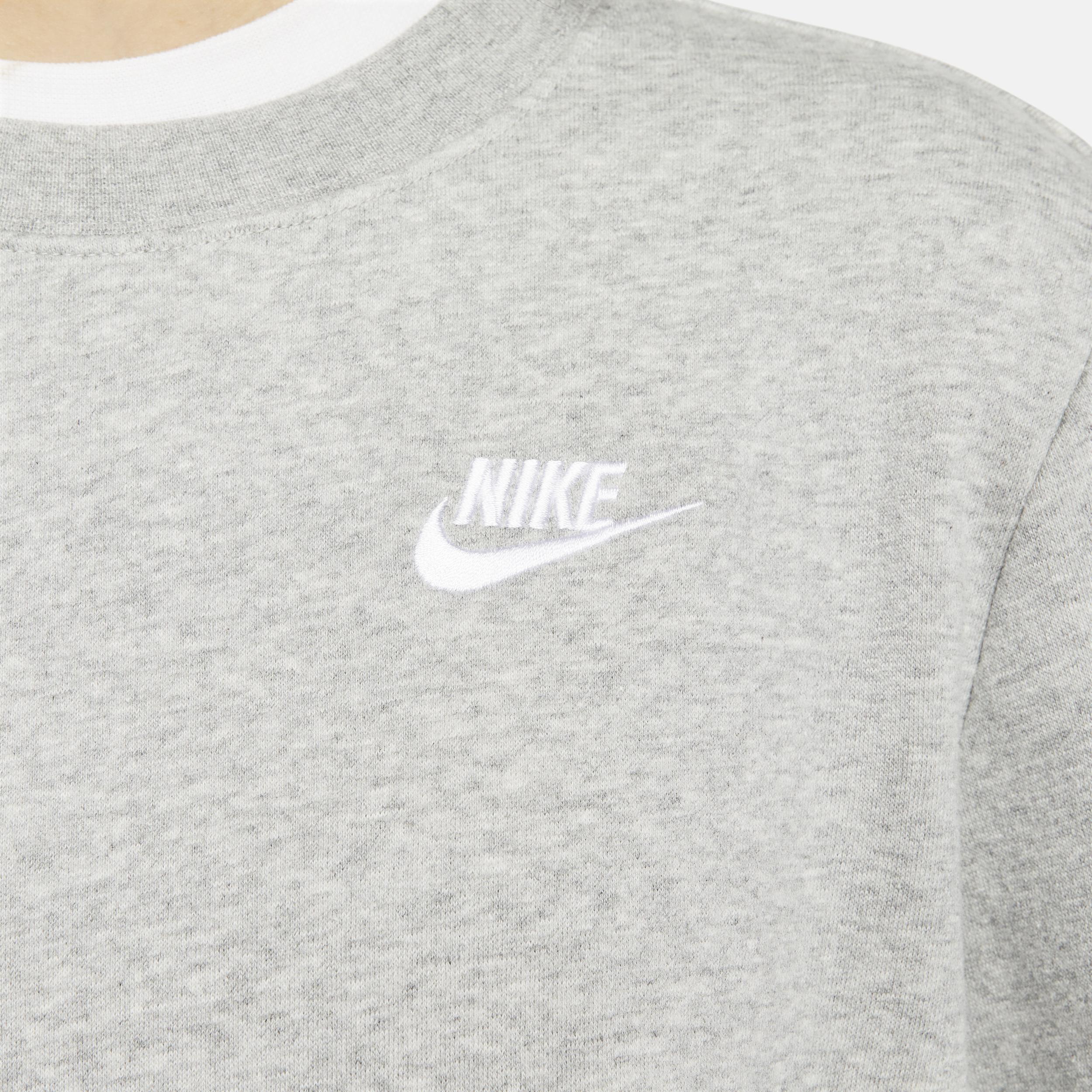 Womens Nike Sportswear Club Fleece Crew-Neck Sweatshirt | DQ5473-063 Product Image