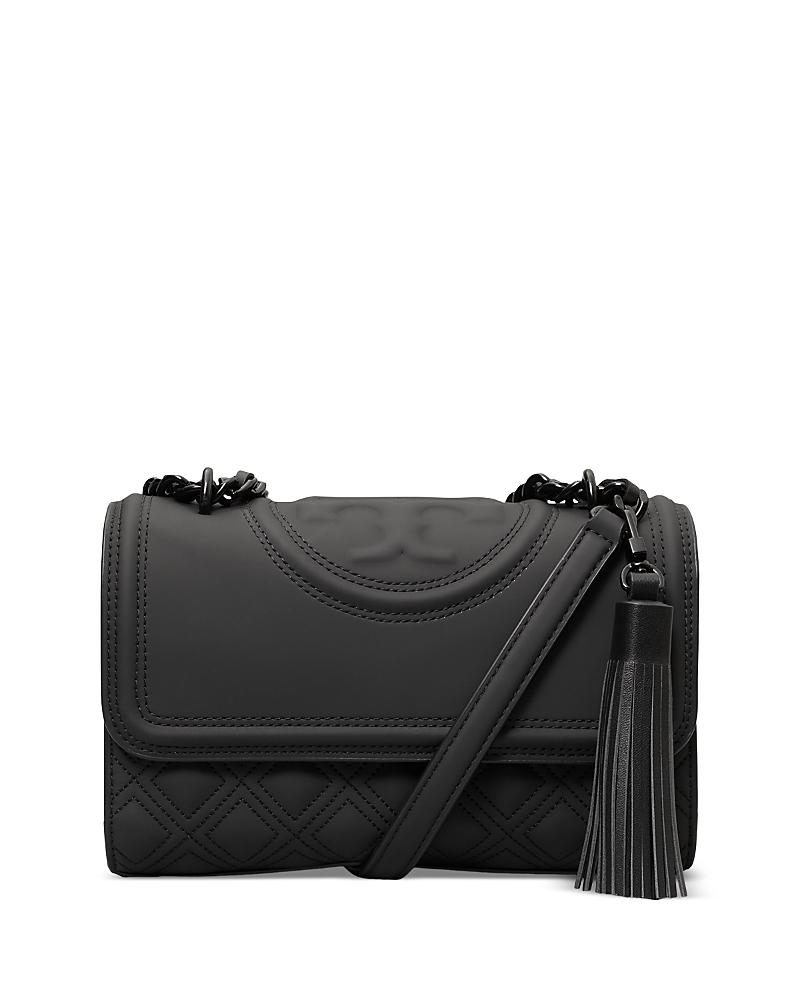 Womens Small Fleming Leather Tassel Crossbody Bag Product Image