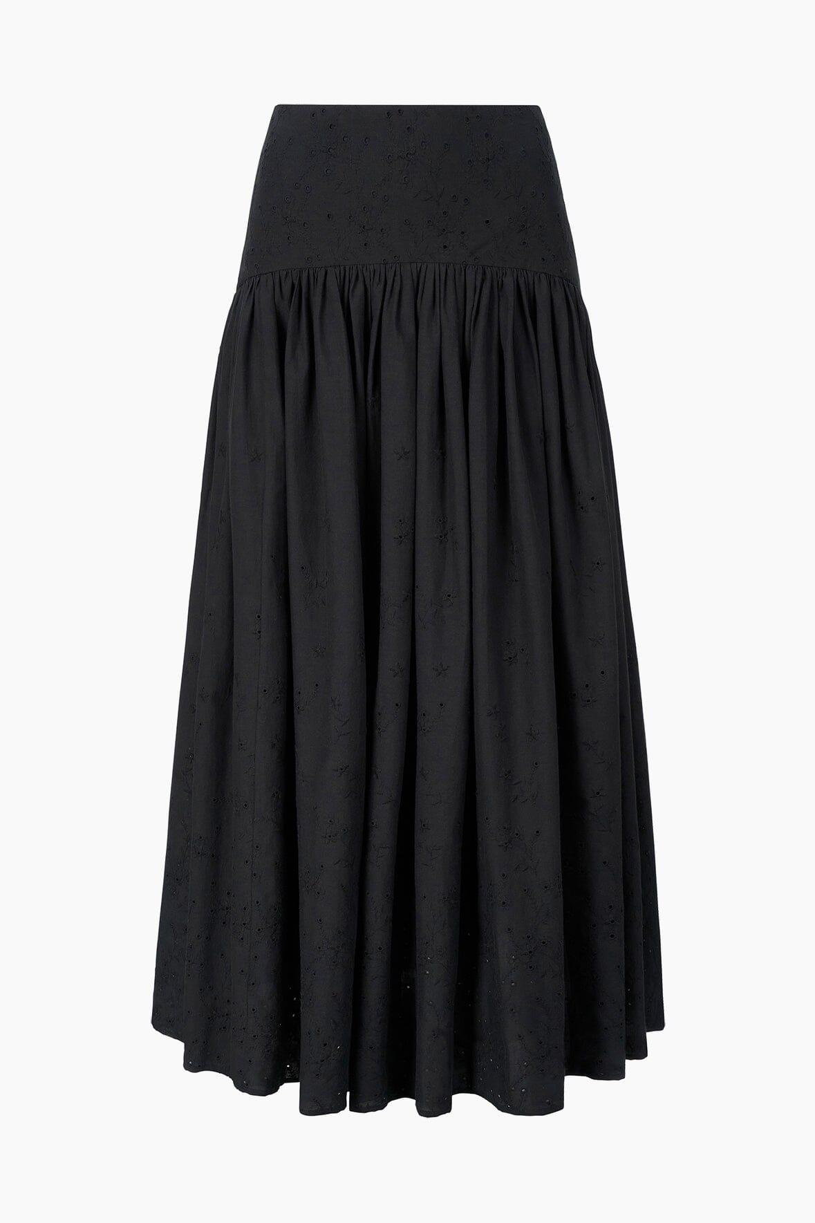 PROCIDA SKIRT | BLACK EYELET Product Image