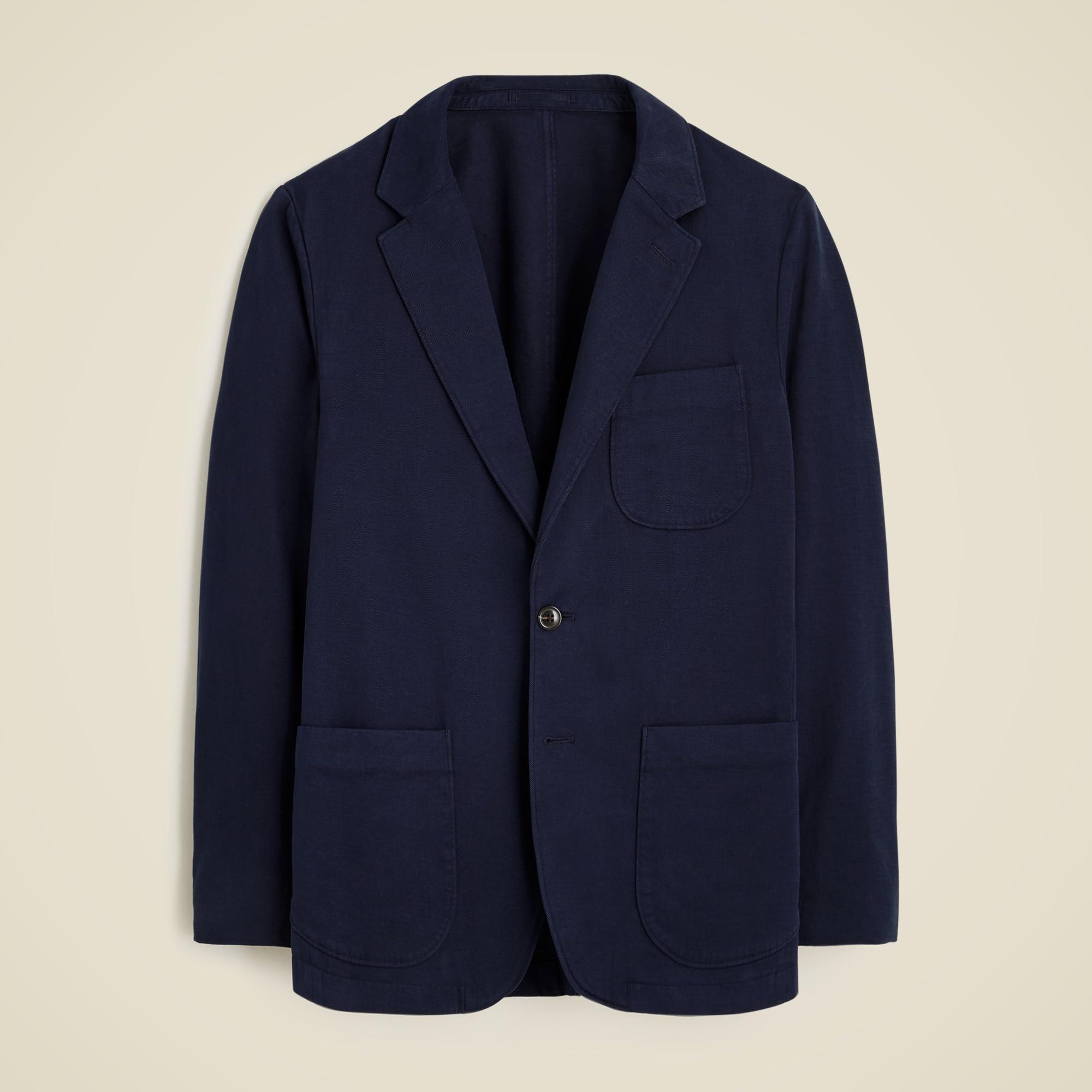 Kenmare Relaxed-fit suit jacket in Italian cotton blend Product Image