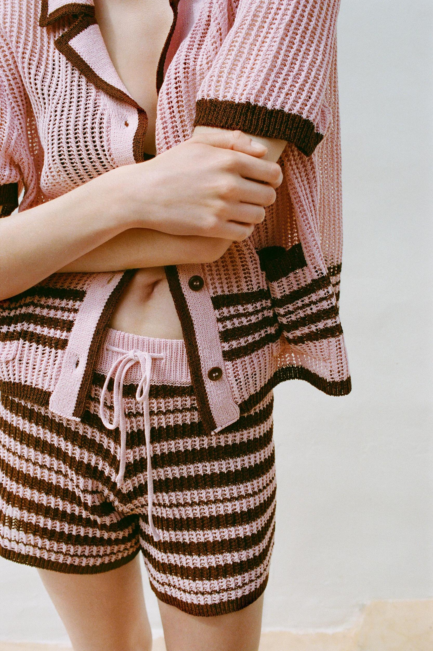 KNITTED POLO JACKET Product Image