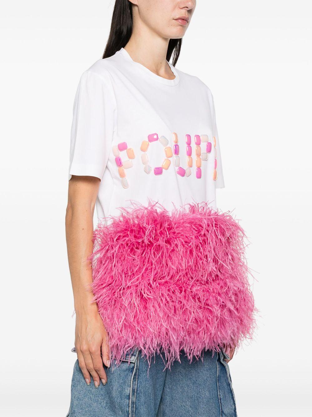 crystal-embellished T-shirt Product Image