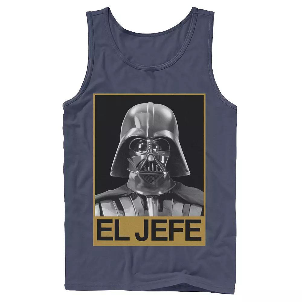 Men's Star Wars Darth Vader El Jefe Portrait Tank Top,  Product Image