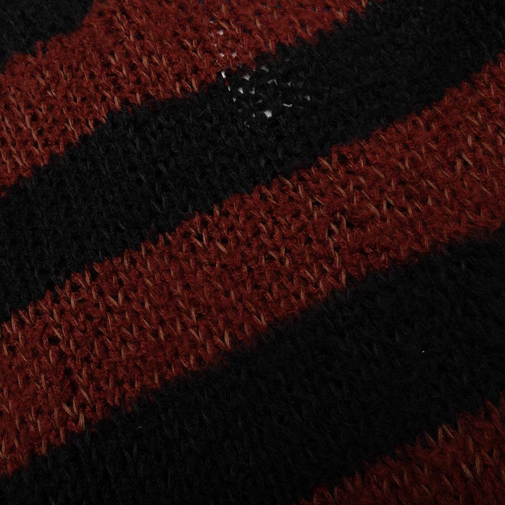 Striped Sweater - Black/Brown Male Product Image
