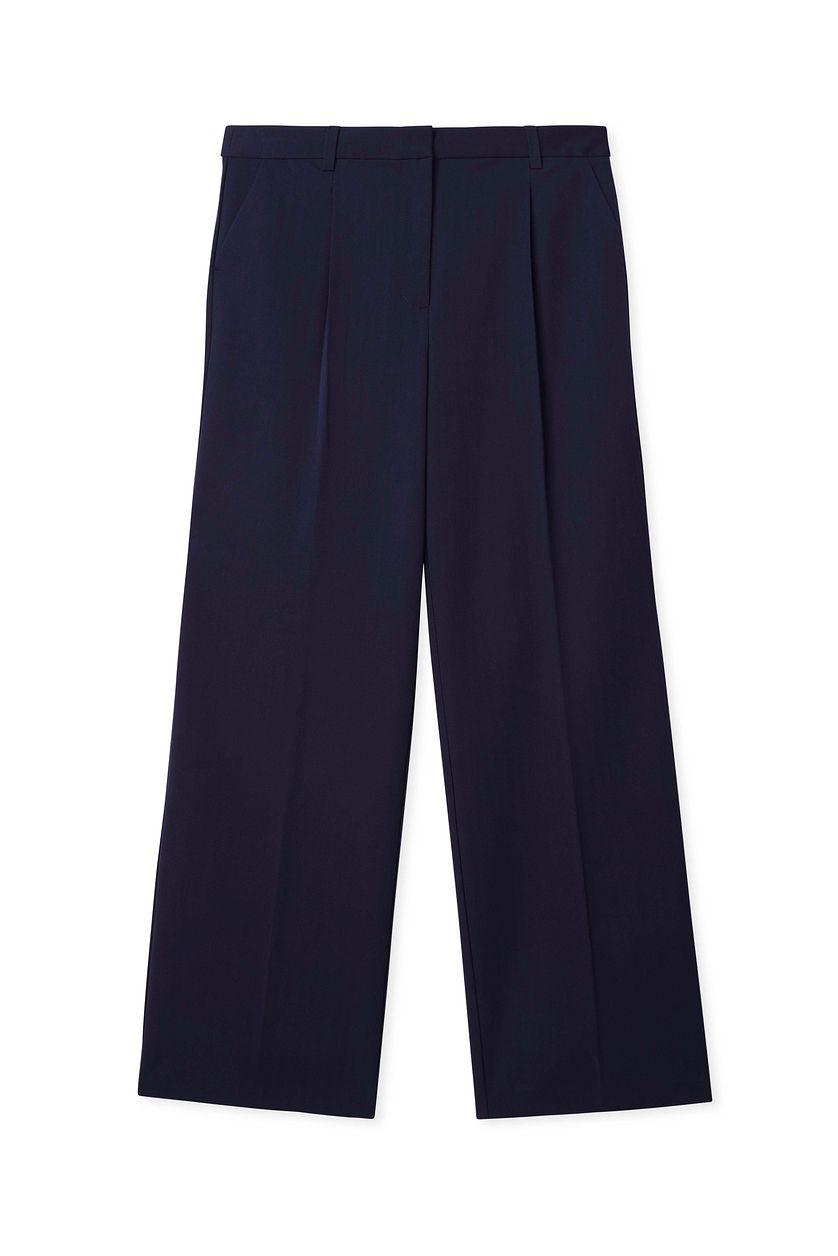 Wide High Waist Suit Pants Product Image