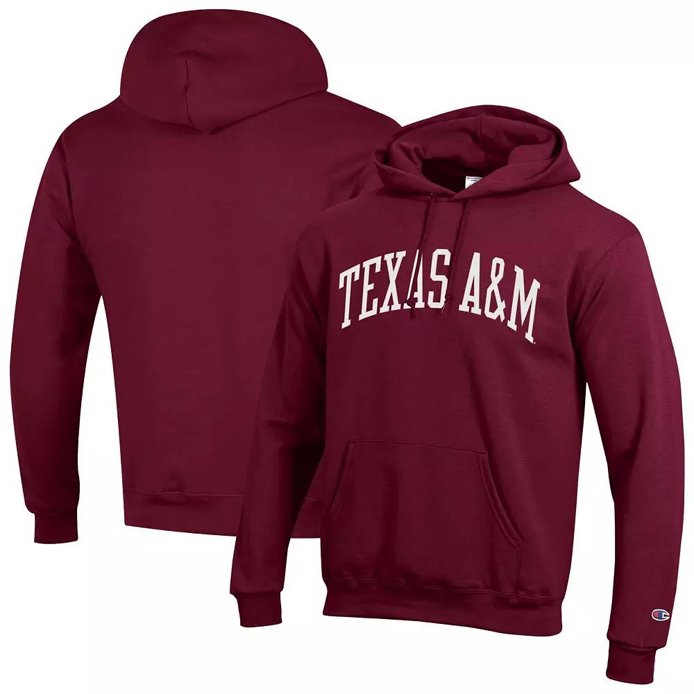 Men's Champion Maroon Texas A&M Aggies Basic Arch Fleece Pullover Hoodie,  Product Image