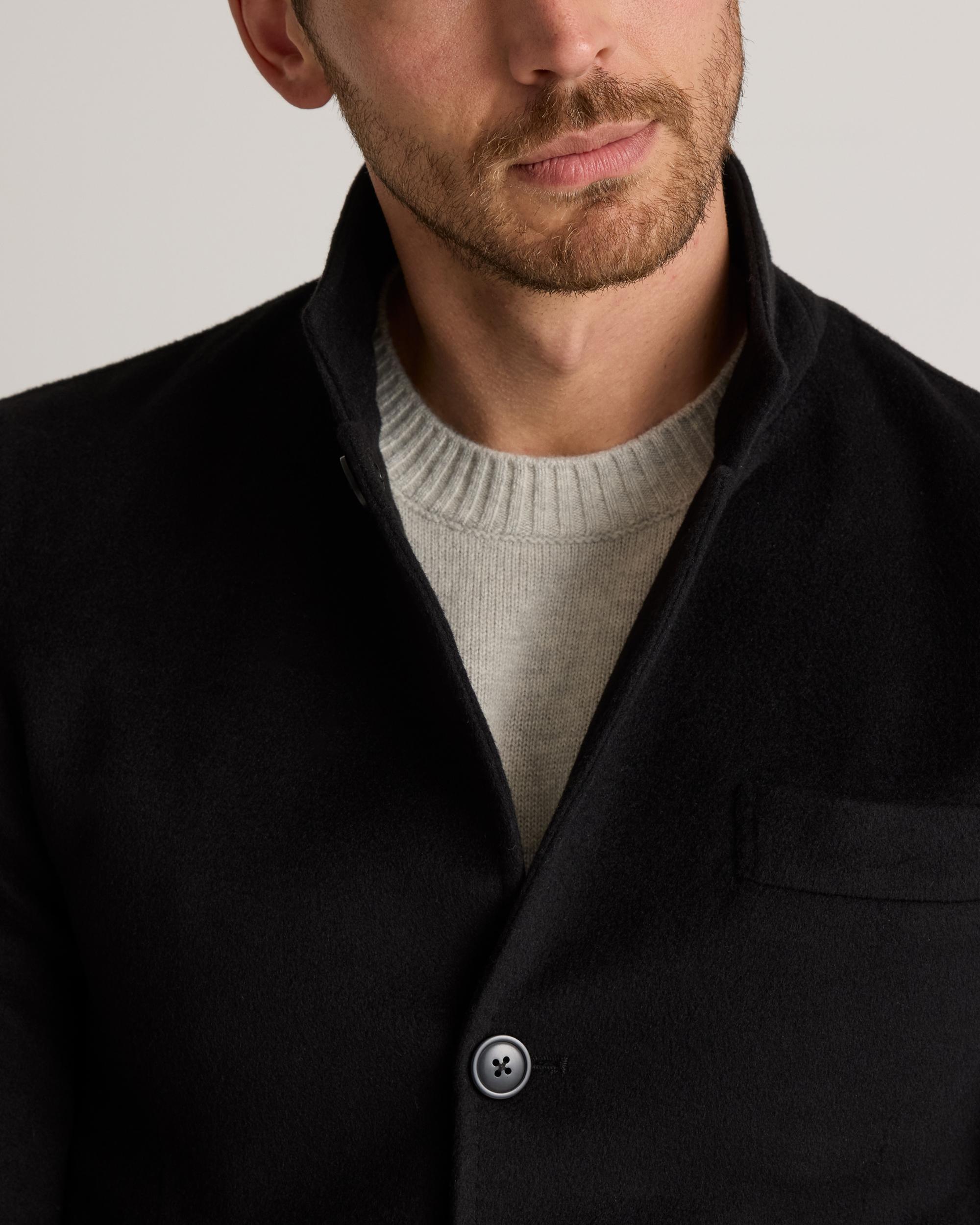 Quince | Men's 100% Mongolian Cashmere Stand Collar Blazer Product Image