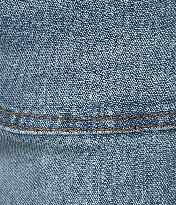 A Loves A Vintage Wash High Rise Wide Leg Denim Jeans Product Image