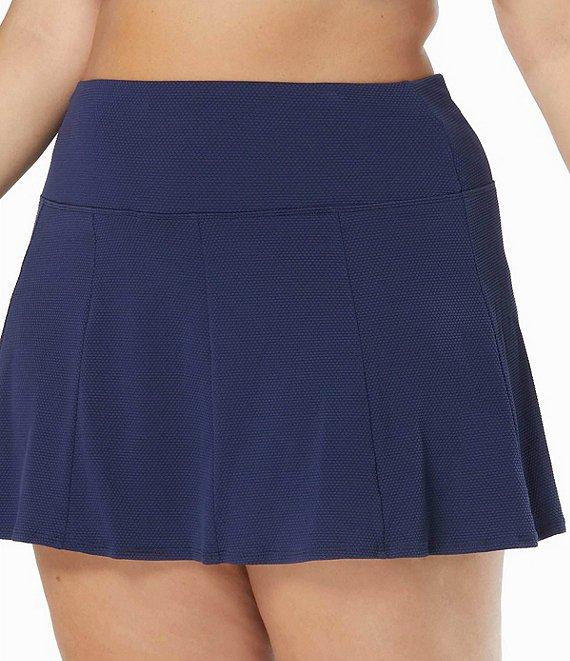 Beach House Plus Size Pique Solid Olivia Princess Seam Swim Skort Product Image