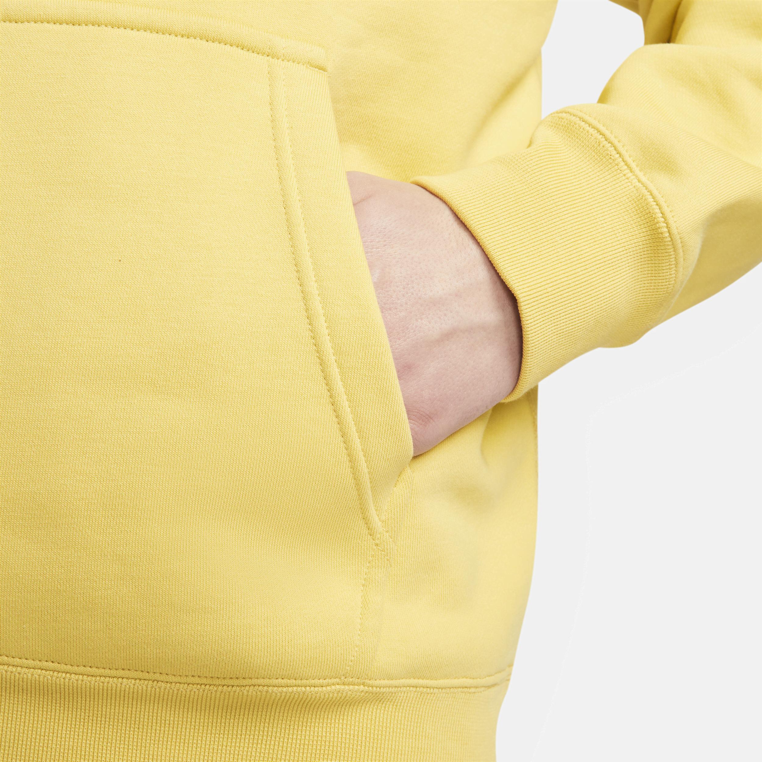 Nike Mens Solo Swoosh Fleece Pullover Hoodie | DX1355-700 Product Image