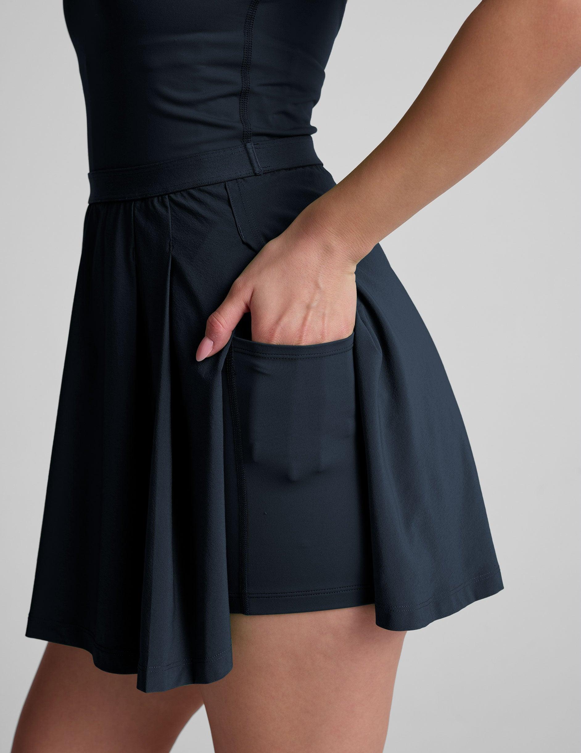 Score Pleated Dress Product Image