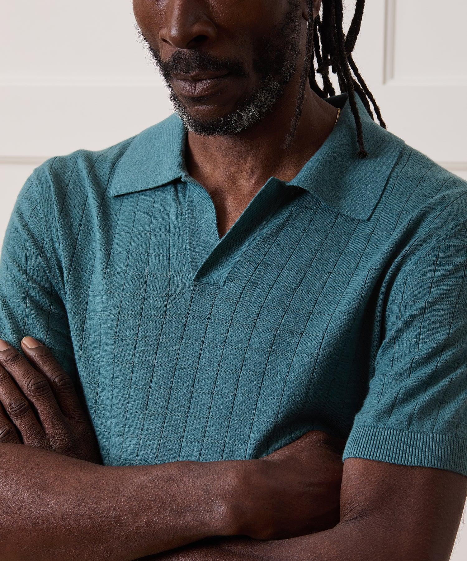 Linen Montauk Sweater Polo Product Image