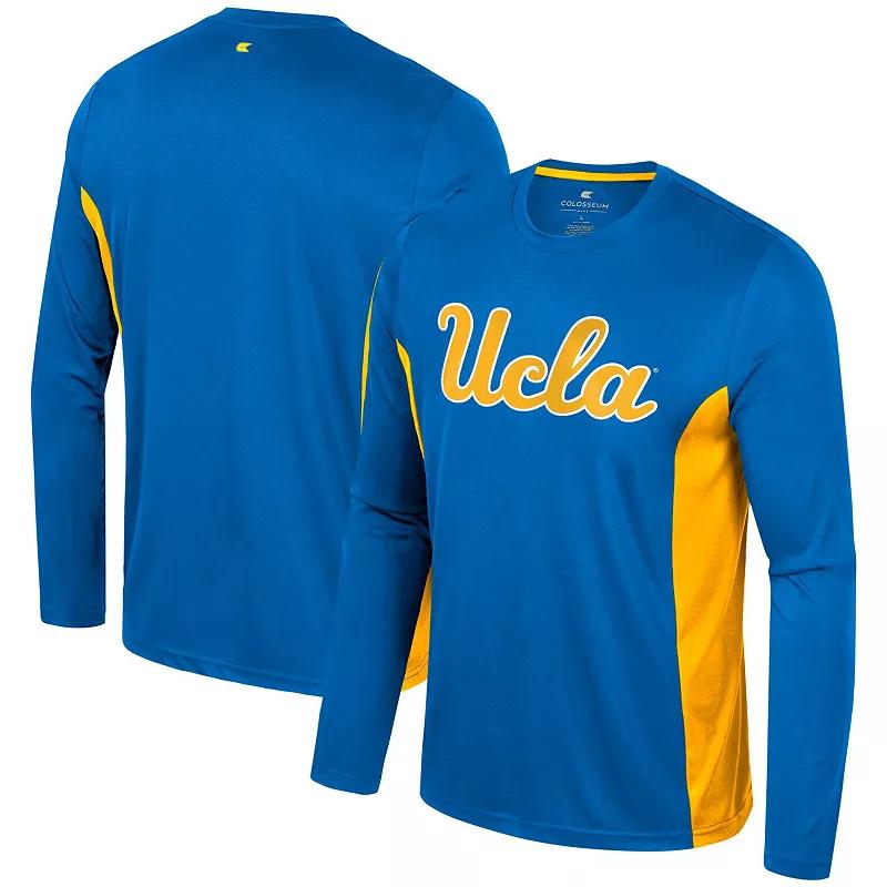 Men's Colosseum Blue UCLA Bruins Warm Up Long Sleeve T-Shirt, Size: Large Product Image