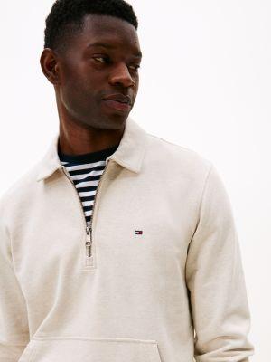 Classic Zip Polo Sweatshirt Product Image