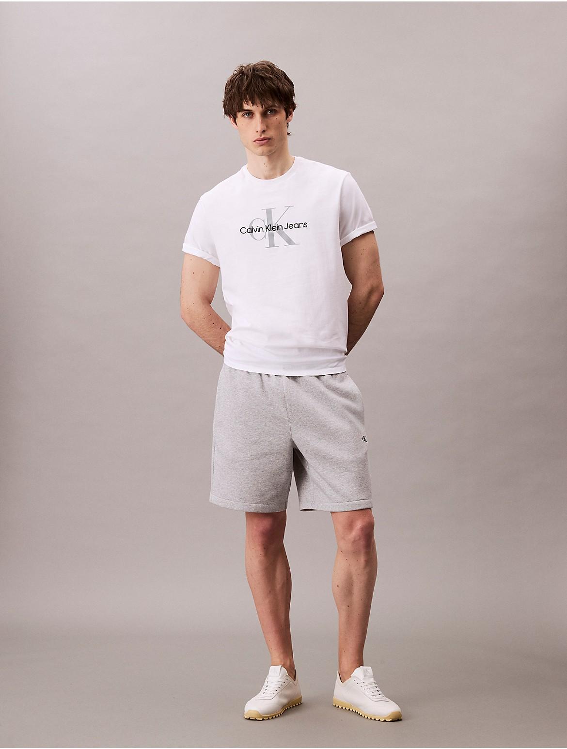 Calvin Klein Mens Archive Logo Fleece Shorts Product Image